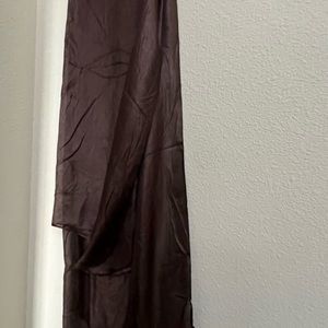 Long Brown Hijab Stole Dupatta Scarf Or Veil For Casual Formal Wear Decor Props